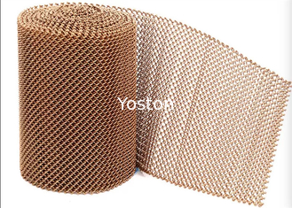 China Ejecución decorativa de Mesh Drapery Curtain For Ceiling de la bobina del metal proveedor