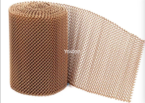 Ejecución decorativa de Mesh Drapery Curtain For Ceiling de la bobina del metal proveedor
