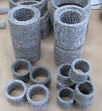 Filtro de malla de alambre hecho punto del acero inoxidable con los diversos diámetros y grueso.